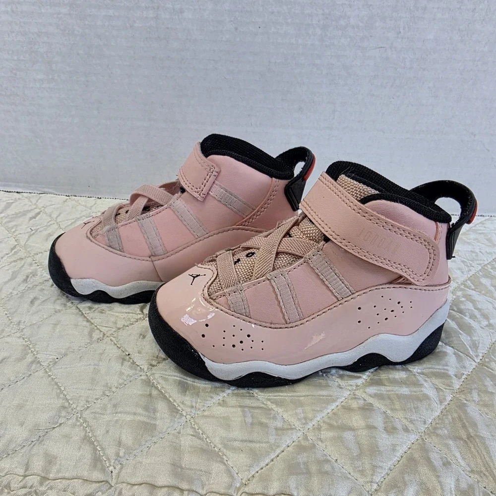Jordan 6 Rings All Pink Toddler Size Us 5.5C 323-420-602